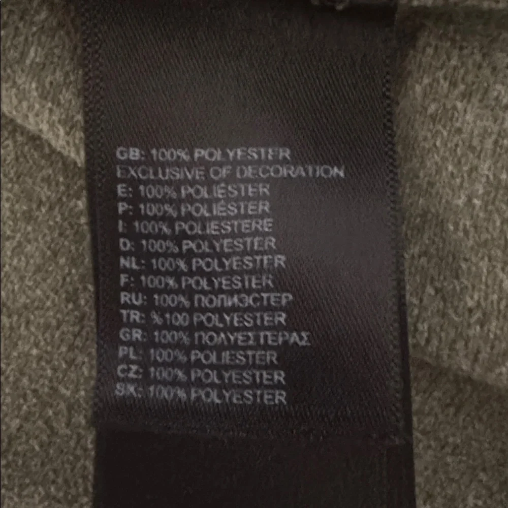 The North Face Mezzaluna fleece Hoodie size Large